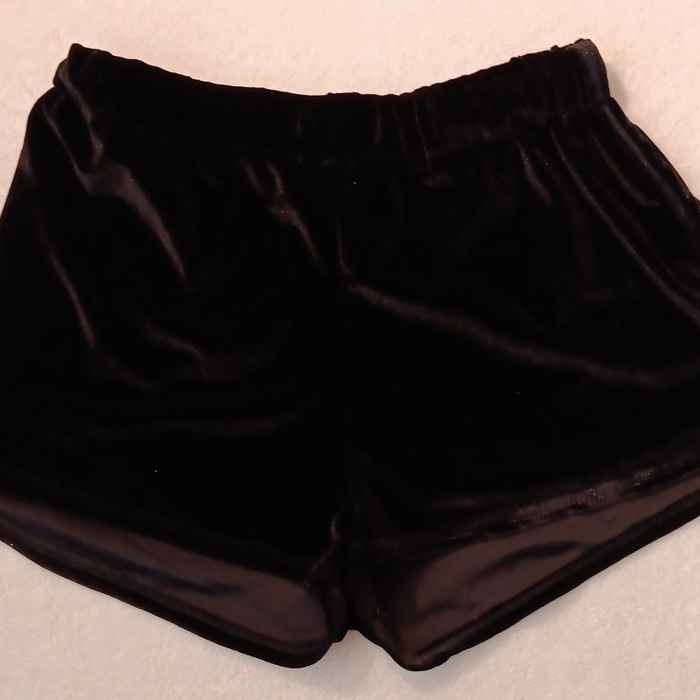 POL Velvety Black Short Shorts  Med